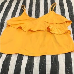 Orange blouse